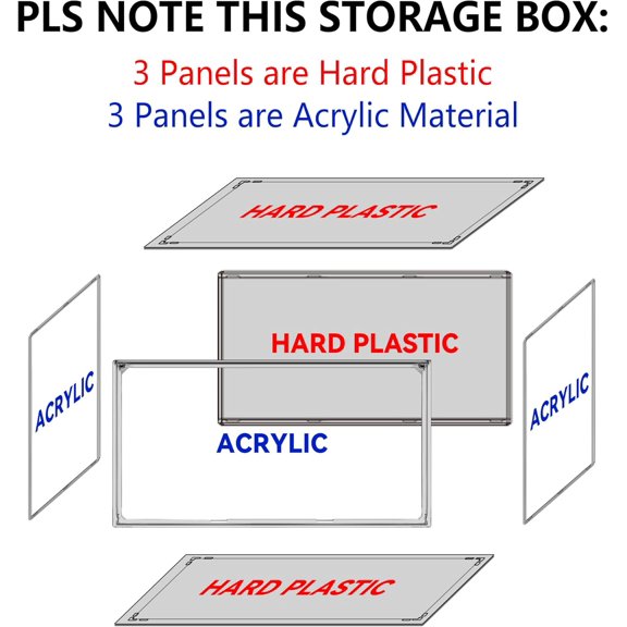 8 Pack Clear Shoe Storage Boxes Stackable with Magnetic Doors for Sneakers and Boots