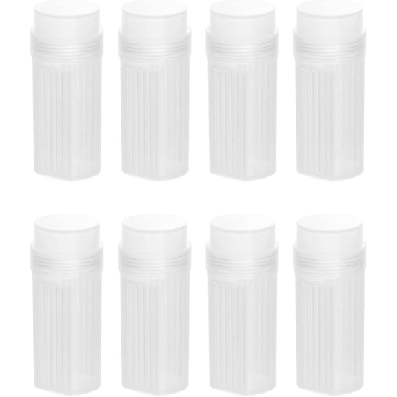 8 Pack Coplin Canisters Slide Staining Jar with Lid, No Leakage, Holds 5 Slides, Polypropylene