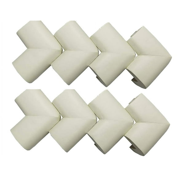 8-Pack Corner Protectors Baby Proof, Furniture Corner and Edge Safety Bumpers, Soft Rubber Foam Cushion Covers, Table Corner Guards, Baby Child Proofing Pads