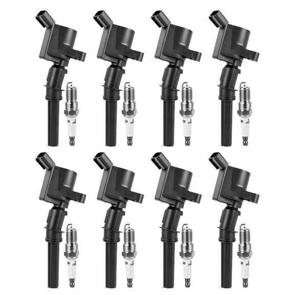 8 Pack DG508 Ignition Coils and Spark Plugs for 1997-2003 Ford F150 Expedition 5.4L Triton V8