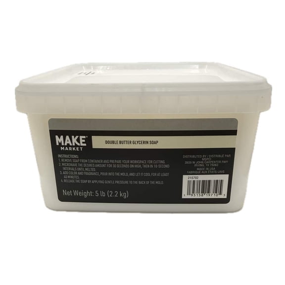 Make Market 5lb. Double Butter Glycerin Soap Base, 8 Pack