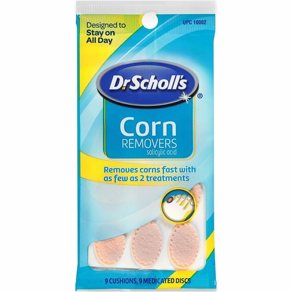 Dr. Scholl's Corn Removers With Salicylic Acid, 9 Per Package, 8-Pack