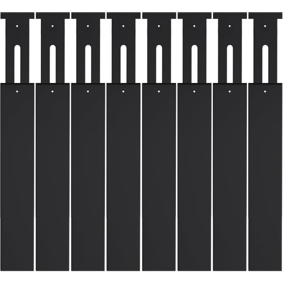 8 Pack Drawer Dividers 2.5" High, 17-22" Adjustable Dresser Drawer Organizers for Clothes, Expandable Dresser Separators in Bedroom/Bathroom/Kitch