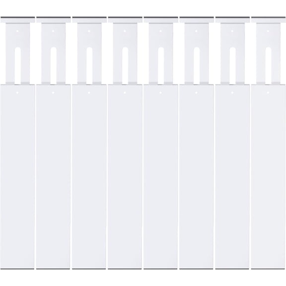 8 Pack Drawer Dividers 2.5" High, 17-22" Adjustable Dresser Drawer Organizers for Clothes, Expandable Dresser Separators in Bedroom/Bathroom/Kitch