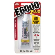 E6000 Plus Crystal Clear All-Weather Adhesive, 8 Pack