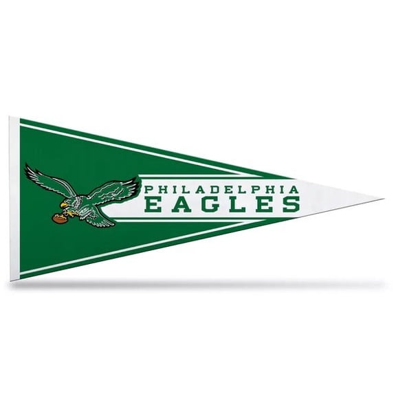 8 Pack Eagles Retro Mini Pennant - Eight Pennants Per Pack