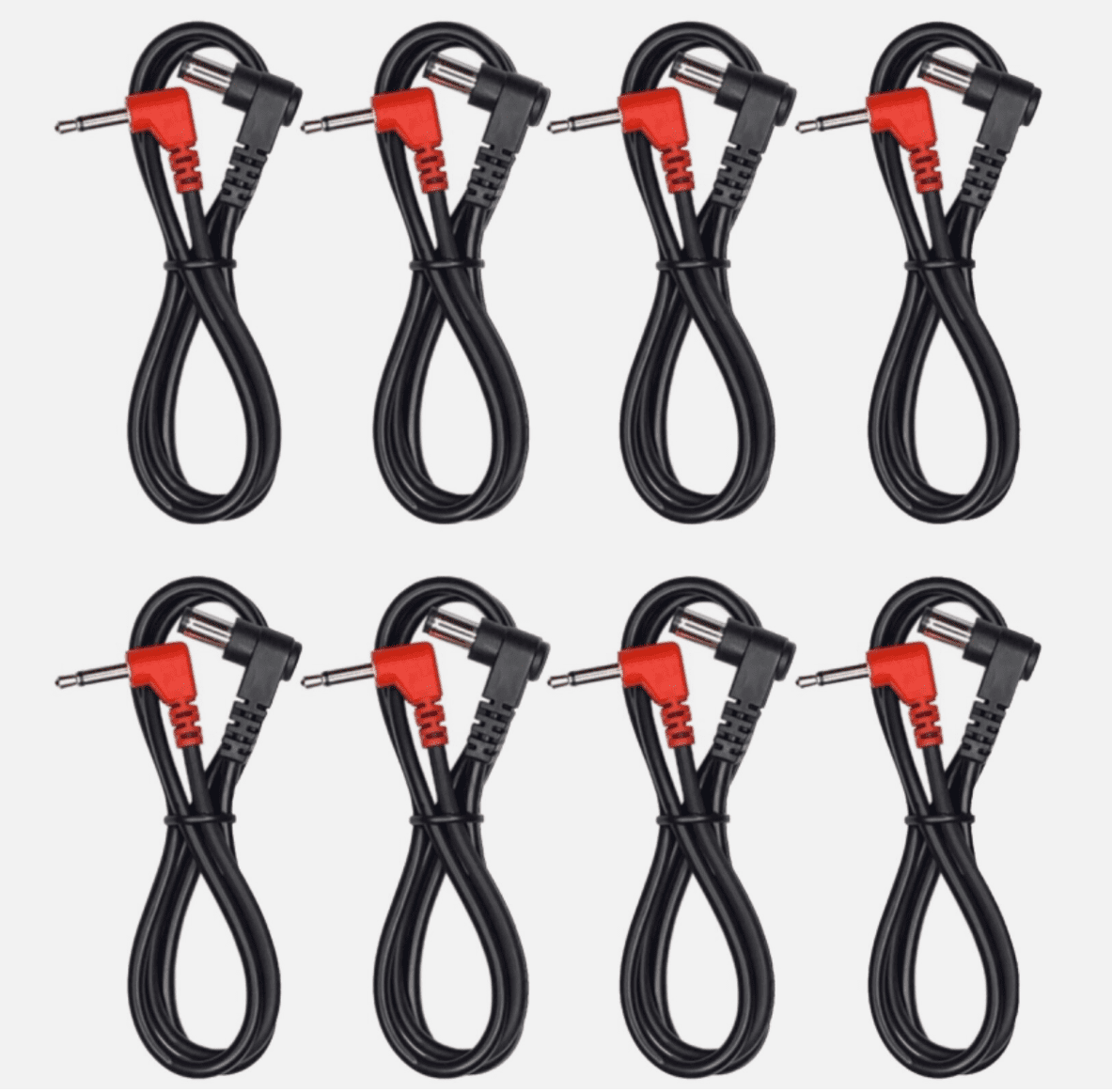 (8) Pack Effects Pedal Power Cables for use with Furman SPB-89C SPB8 Pedalboards