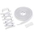 thumbnail image 1 of 8 Pack Elastic Tieless Shoe Laces for Adults Sneakers, Luminous White, 1 of 6