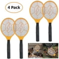 thumbnail image 1 of 4 Pack Electric Bug Zapper Racket Fly Swatter Mosquito Racket Wasp Killer Zapper Indoor & Outdoors, 1 of 7