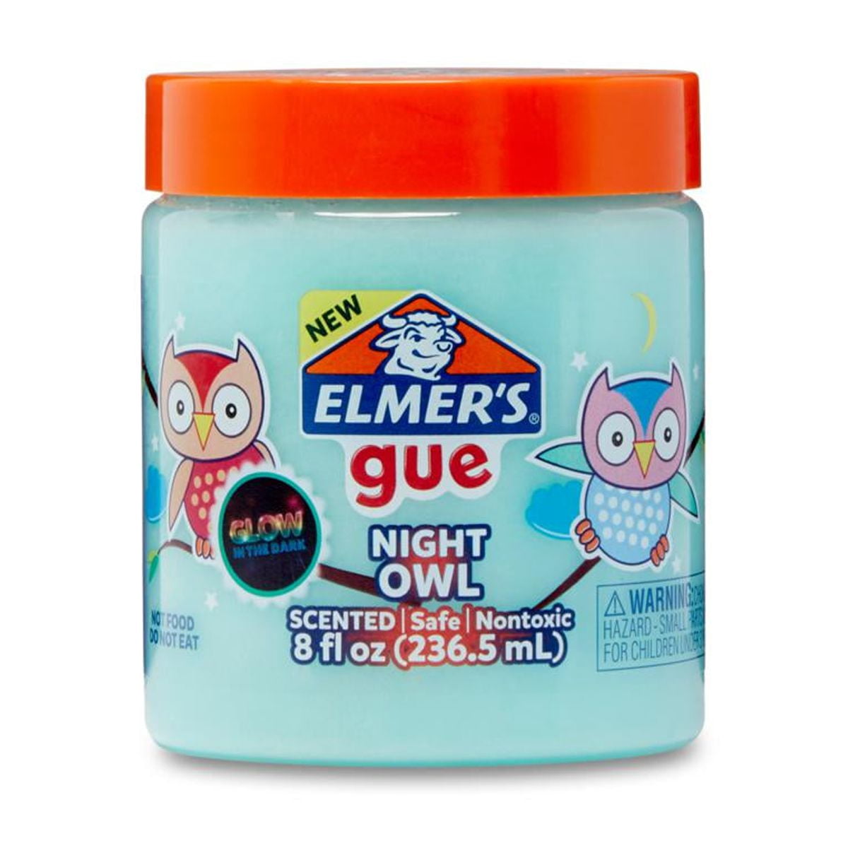Elmer's Gue Night Owl Slime, 8 Pack