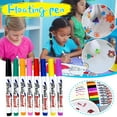 thumbnail image 1 of 8-Pack Erasable Water-Based Whiteboard Markers - Red, Green & Blue Floating Ink for Educational & Office Use, 1 of 9