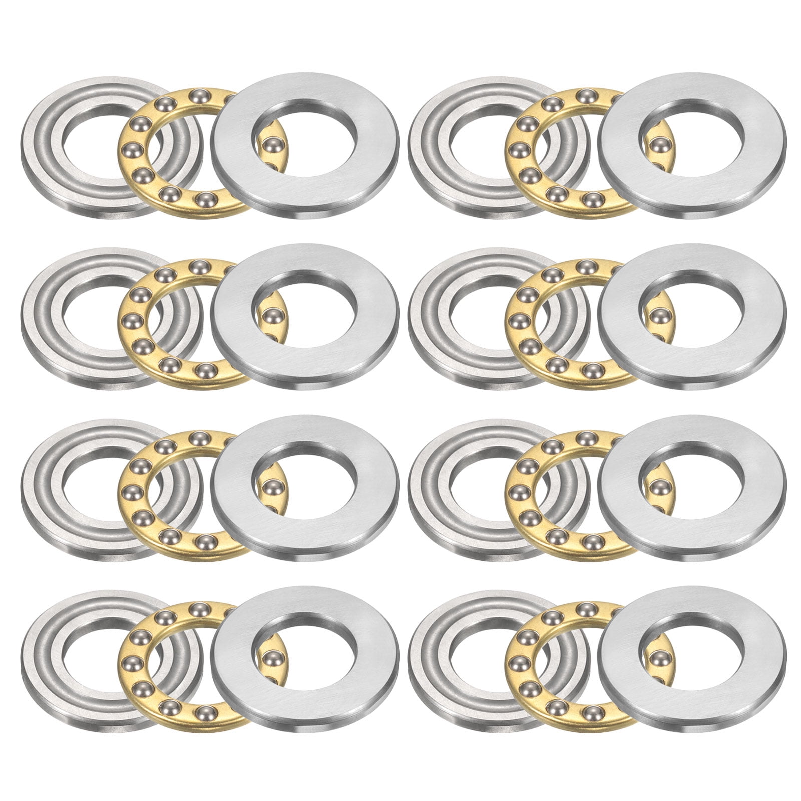 2 Axial-Kugellager F12-23M – 12x23x7,5 Mm, Messingkäfig, ABEC3