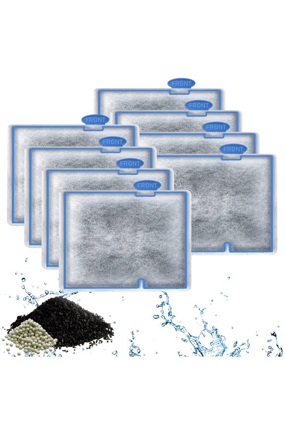 Zeolite Filter Cartridge for Aqueon Filters, Small Aquarium Fish Tank Replacement, 8 Pack
