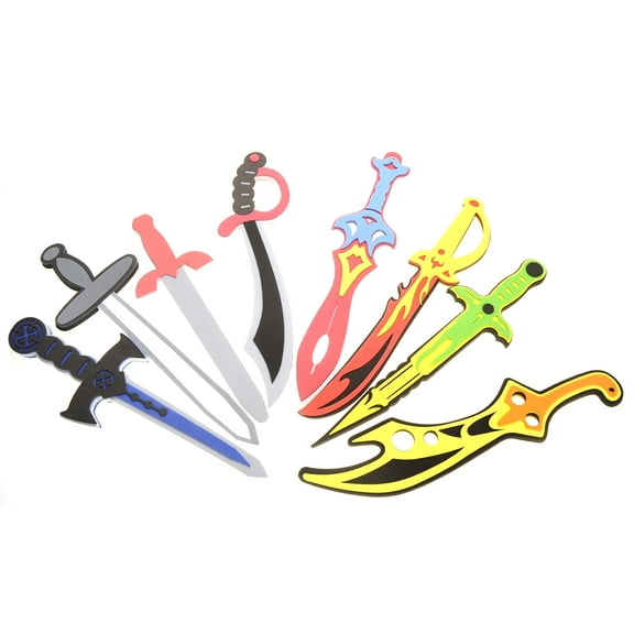 8 Pack Foam Swords Play Set PS005 Toy