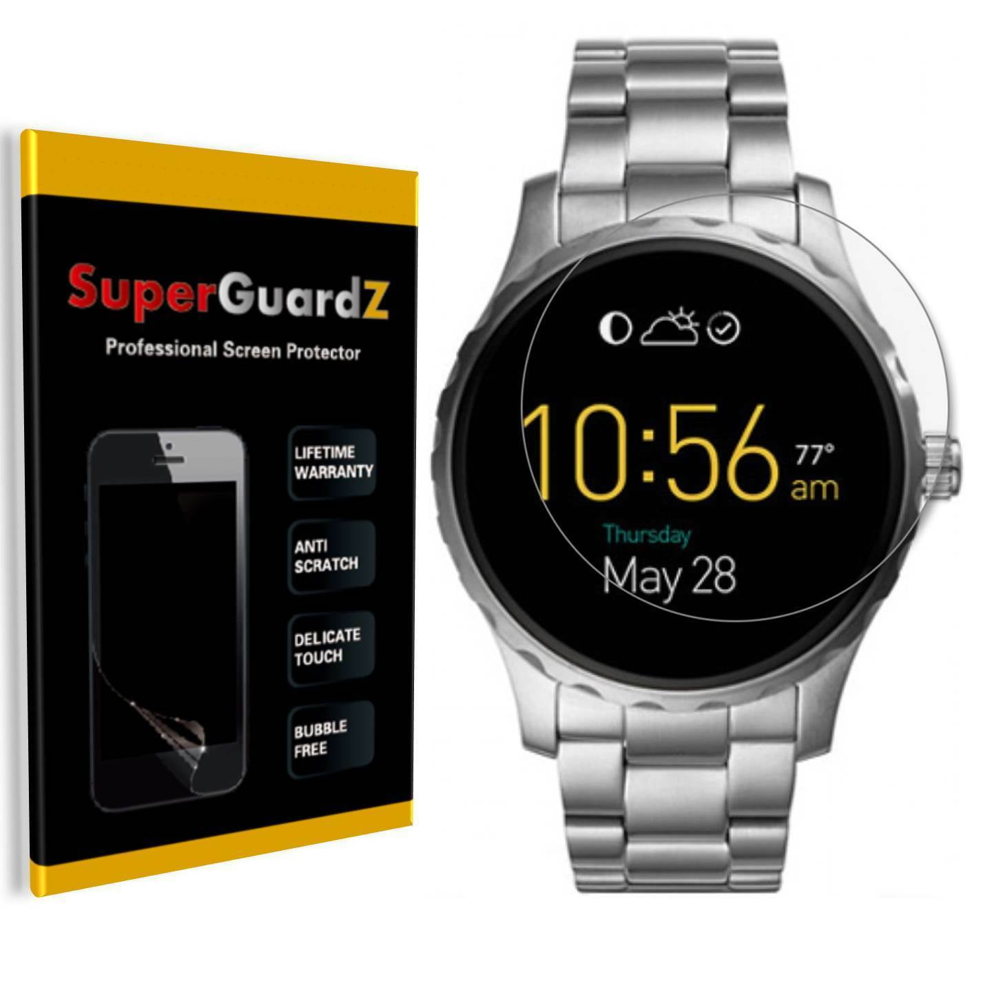 8 Pack For Fossil Q Marshal Founder SuperGuardZ Screen Protector Ultra Clear Anti Scratch Anti Bubble Walmart