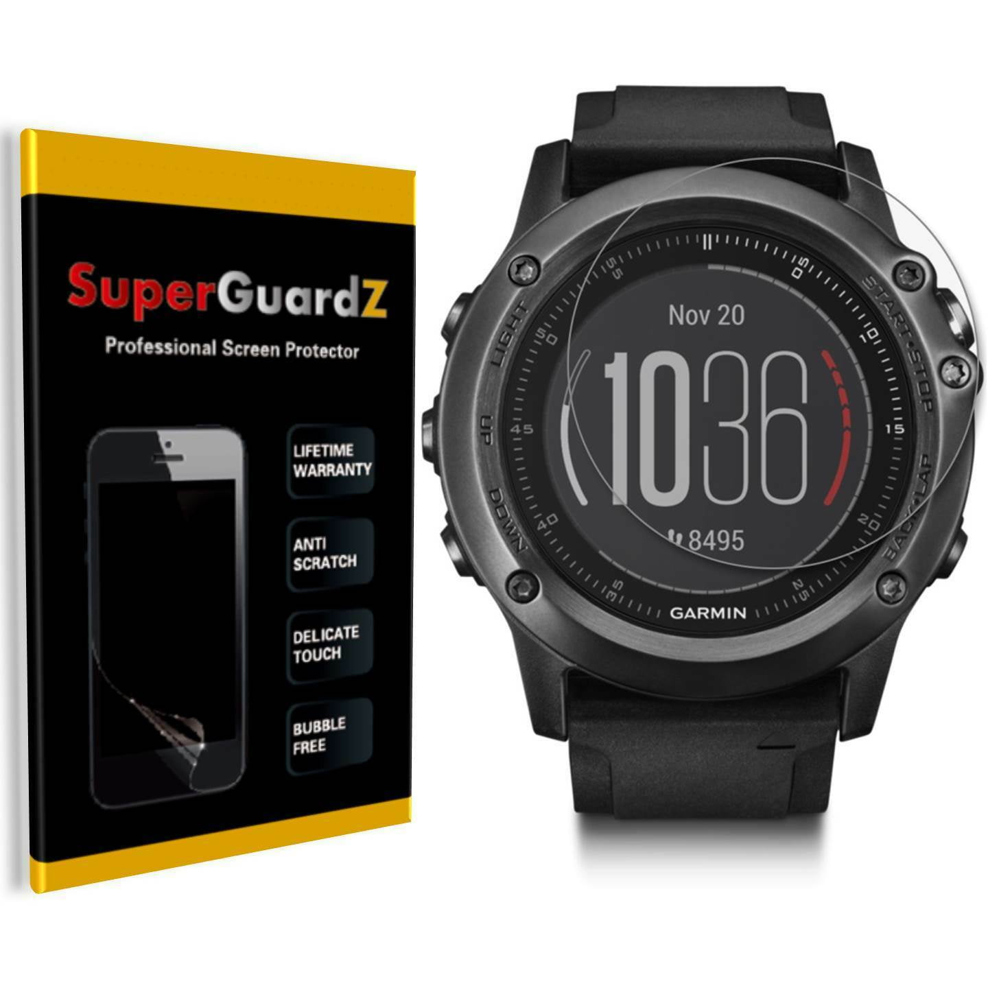 8-Pack] For Garmin Fenix HR SuperGuardZ Screen Protector, Ultra