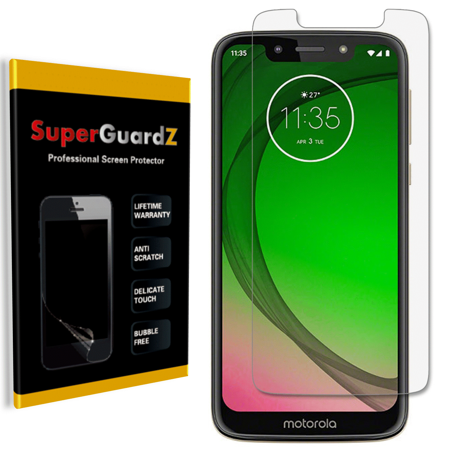 [8-Pack] For Motorola Moto G7 Supra / G7 Power SuperGuardZ Screen ...