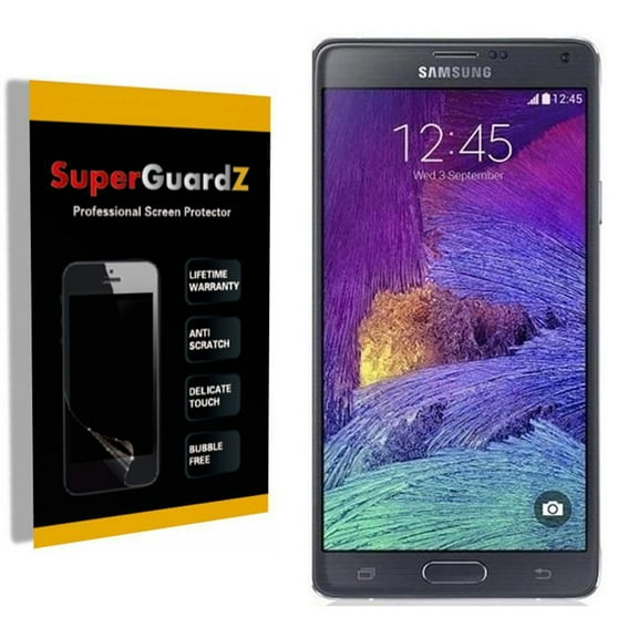 [8-Pack] For Samsung Galaxy Note 4 - SuperGuardZ Ultra Clear Screen Protector, Anti-Scratch, Anti-Bubble