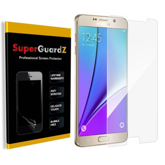 [8-Pack] For Samsung Galaxy Note 5 - SuperGuardZ Ultra Clear Screen Protector [Anti-Scratch, Anti-Bubble] + 4-in-1 LED Stylus Pen