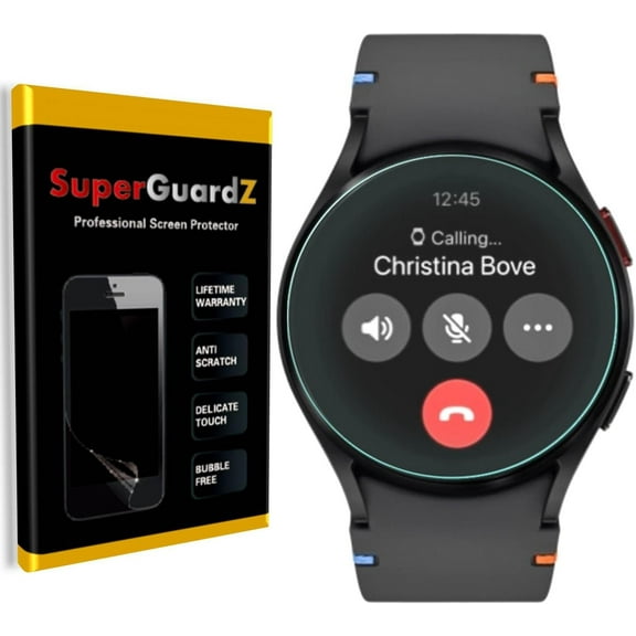[8-Pack] For Samsung Galaxy Watch FE [2024] - SuperGuardZ Screen Protector, Ultra Clear, Anti-Scratch, Anti-Bubble