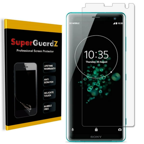 [8-Pack] For Sony Xperia XZ3 SuperGuardZ Screen Protector, Ultra Clear, Anti-Scratch, Anti-Bubble