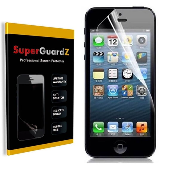 [8-Pack] For iPhone SE / 5S / 5C / 5 - SuperGuardZ Screen Protector, Anti-Glare Matte, Anti-Fingerprint, Anti-Scratch, Anti-Bubble