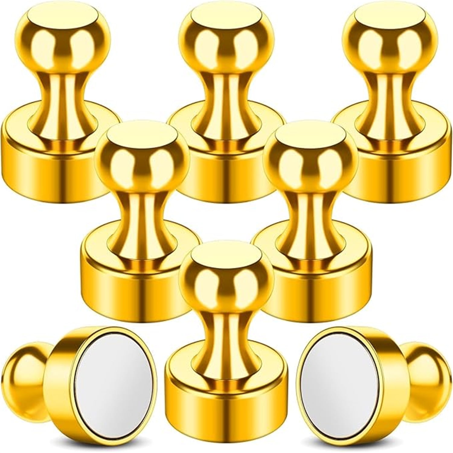 8 Pack Fridge Magnets Whiteboard Magnets Push Pin Magnets, Small ...