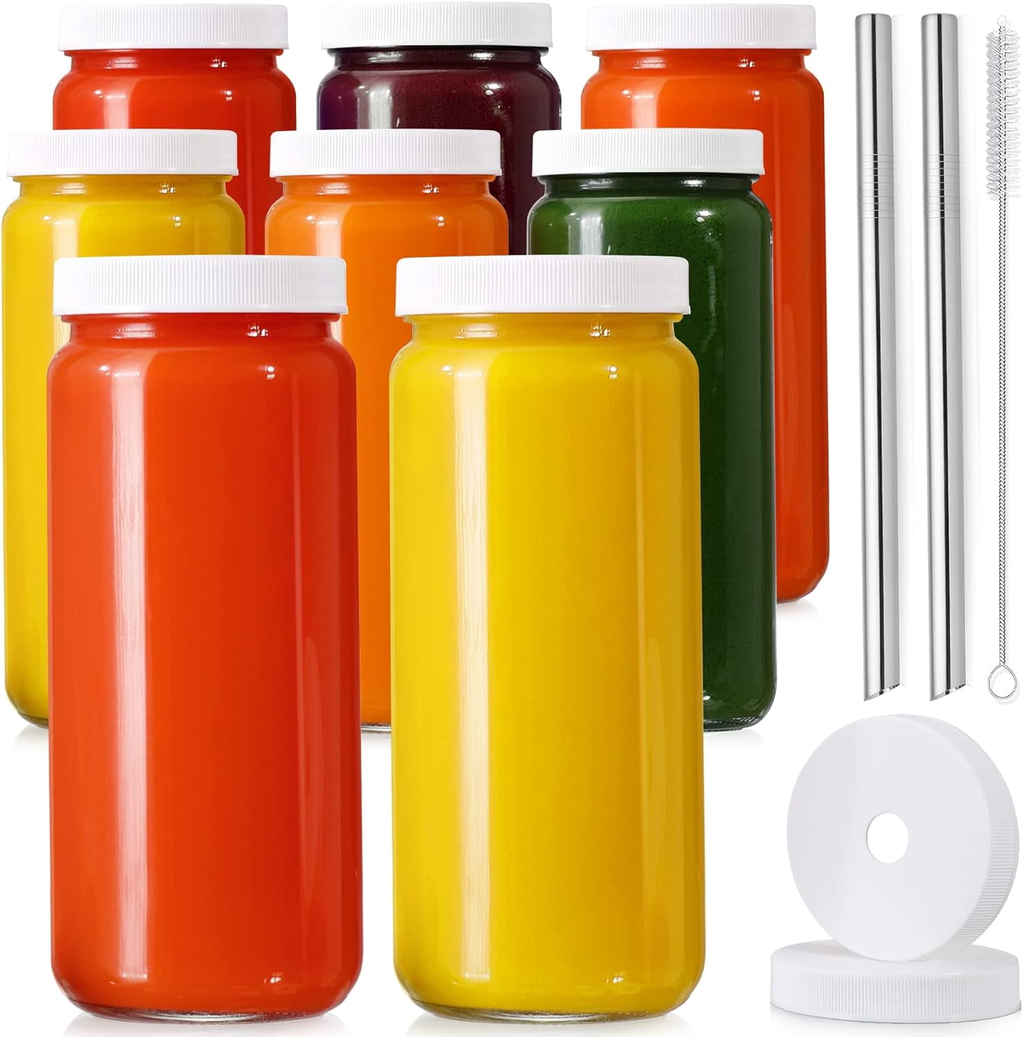 Aazon.co: SNUGTOPIA 26 OZ Vacuu Sealer Juicing Cups Clear Reusable