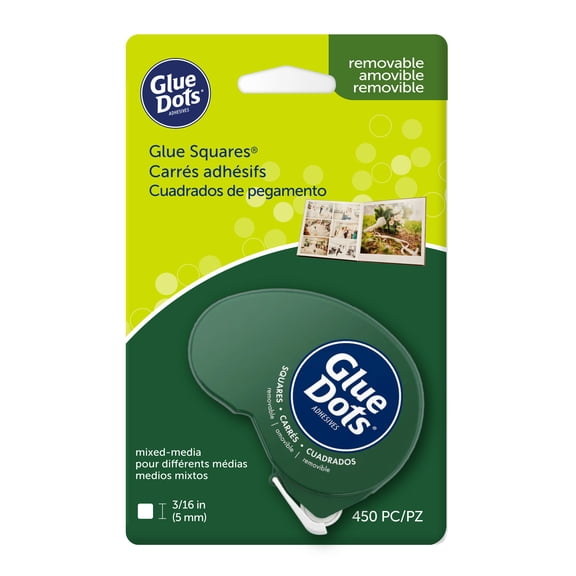 8 Pack: Glue Dots Removable Glue Squares Dot N' Go Dispenser