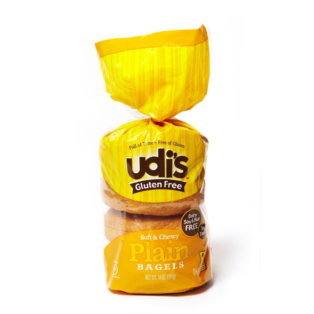 (8 Pack)GlutenFree Soft & Chewy Plain Bagels, 4 Count