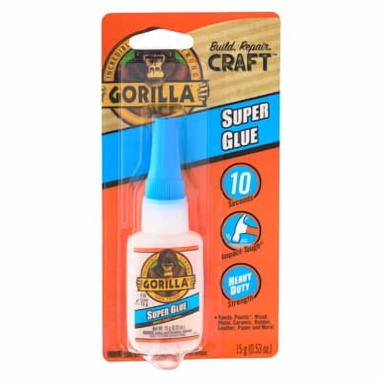 STOREX Super Glue 8-Pack – Extra Strong Bond For Plastic, Glass, Wood, Rubber, Metal