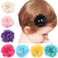 thumbnail image 1 of 8-Pack Grosgrain Ribbon Hair Bow Set – Fashionable Alligator Clip Accessories for Baby Girls, Teens & Women TIKA, 1 of 4