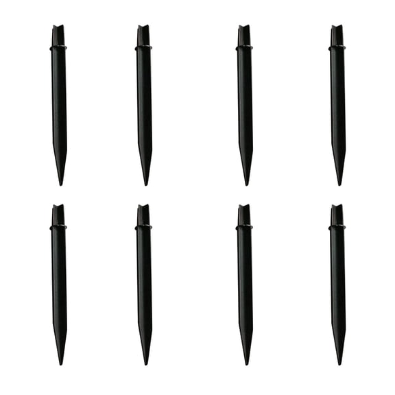 8 Pack Ground Plug Lights Stakes, Solar Garden Light Replacement Stakes, ABS Durable Yard Lamp Ground Plug for Pathway Landscape Decor
