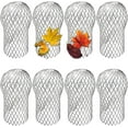thumbnail image 1 of 8 Pack Gutter Downspout Guard, Downspout Guard Filter Strainer 3.5 Inch Aluminium Expandable Mesh, Gutter Screen Cover Protector Prevents Leaf Debris and Rodent Blocking (8), 1 of 7