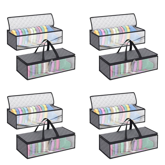 8 Pack Hat Storage Bag for Baseball, Caps Organizer Case Holder Rack with 2 Carry Handles Closet Moisture