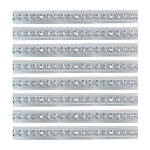 8 Pack Heavy Duty Aluminum 8ft Flanged L-Track Trailer Universal Tie ...