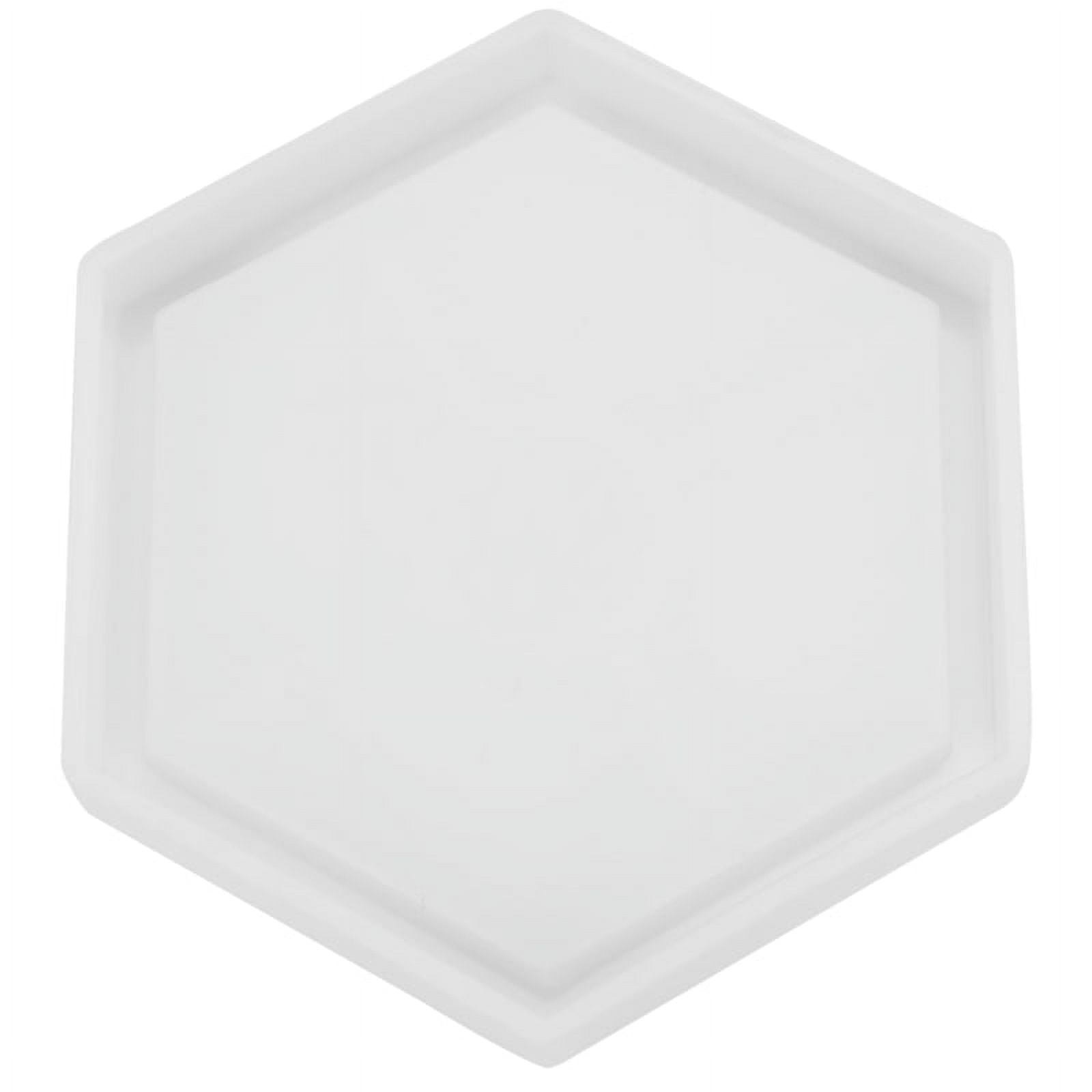 8 Pack Hexagon Silicone Coaster Silicone Resin Mold, Epoxy for Casting