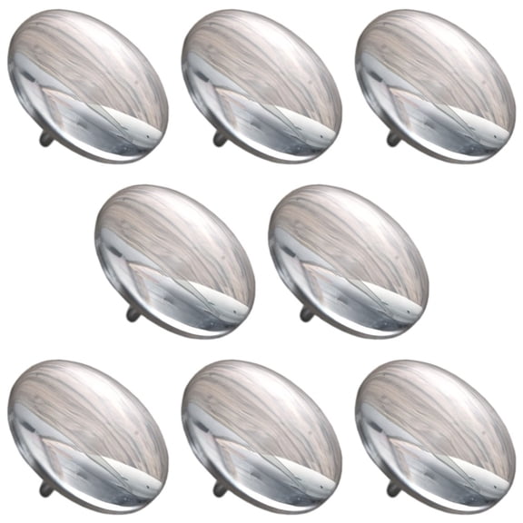8 Pack Hilason Western Tack Stainless Steel Headstall Saddle Concho/Loop