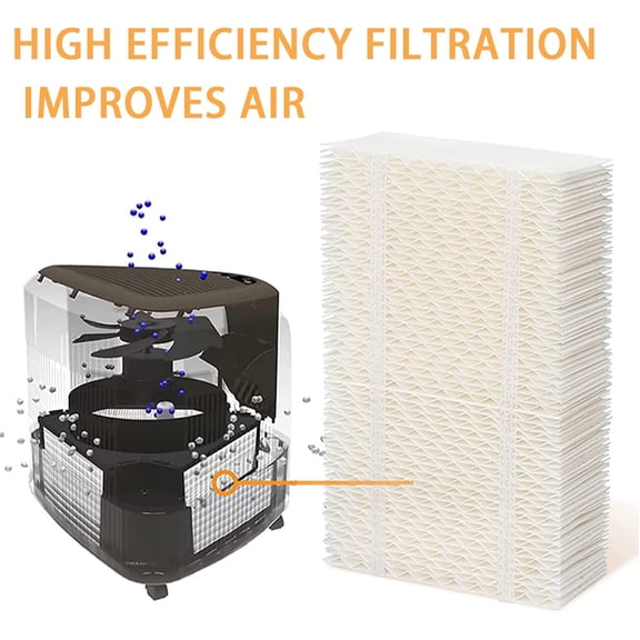 8-Pack Humidifier Wick Filter Compatible with AIRCARE Essick HD-1205 Series and Models