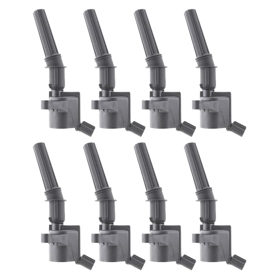8 Pack Ignition Set - Direct Replacement 12V Black-8 Ignition Coil Pack