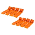 thumbnail image 1 of (8 Pack) Interlocking Tire Skates for Tow Truck Wrecker Rollback Carrier Safety Orange, 1 of 9