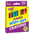 thumbnail image 1 of 8-Pack Jumbo Assorted Wipe-Off® Crayons, 1 of 3
