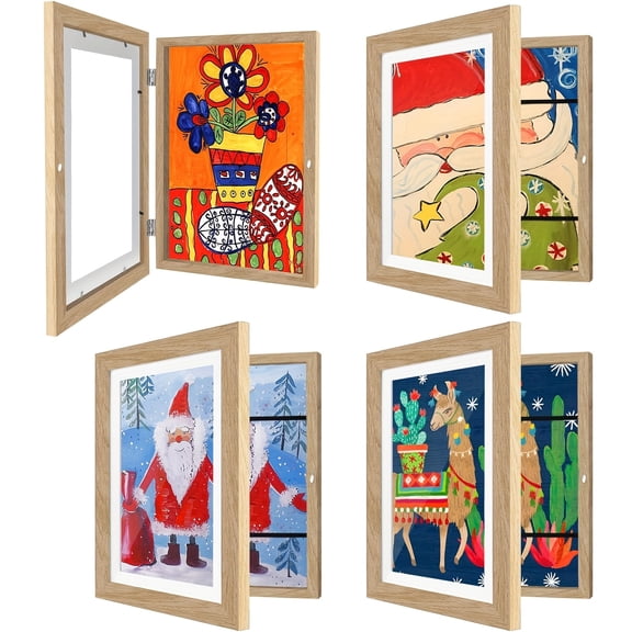 8 Pack Kids Artwork Frames Changeable, 8.5x11in Front Opening Kids Art Frames, Children Art Projects Picture Frames for Kids Drawing, Crafts, Photos & Graduation Pictures
