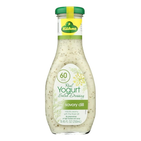 (8 Pack) Kuhne Savory Dill Yogurt Salad Dressing, 8.45 Fl Oz