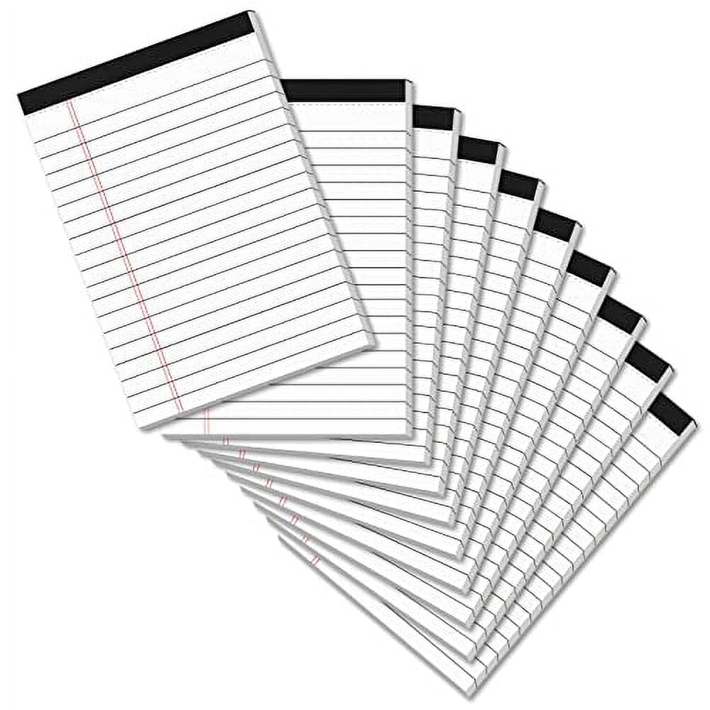 8 Pack Legal Pads 4x6 Inch 30 Sheets Mini Lined Paper Pads for Office