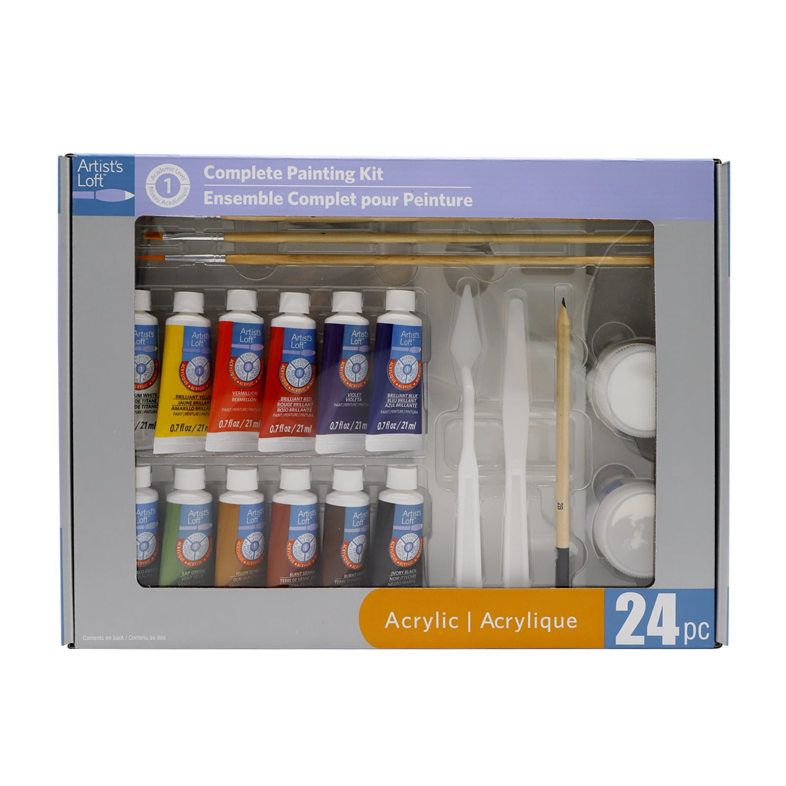 8 Pack Level 1 Complete Acrylic Painting Set by Artist s Loft Walmart