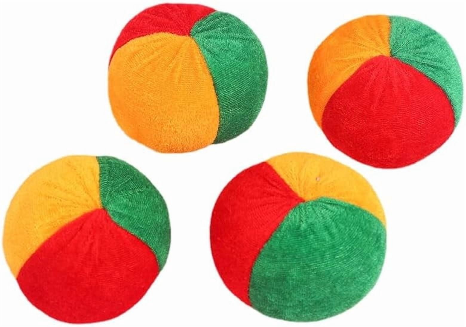 8 Pack Lightweight Footbag Balls Eco-Friendly Suede Hacky Sacks for Adults & Beginners, Juggling Balls with Tri-Color Design, Soft Non-Burst Kick Balls for Footbag Sports, Outdoor Games