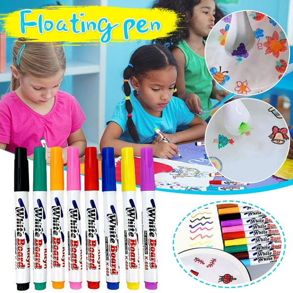 8 Pack Liquid Chalk Markers Set,Dry Erase Markers & Window Markers for Whiteboard, Menu Board & Glass Car Window