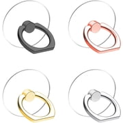 8-Pack M1 Clear Phone Ring Grip - Transparent Finger Holder Stand for Phones & Tablets