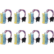 8-Pack MR-BAT ER17330V 3.6V 1700mah Battery A6BAT Size 2/3A for CNC PLC System US STOCK